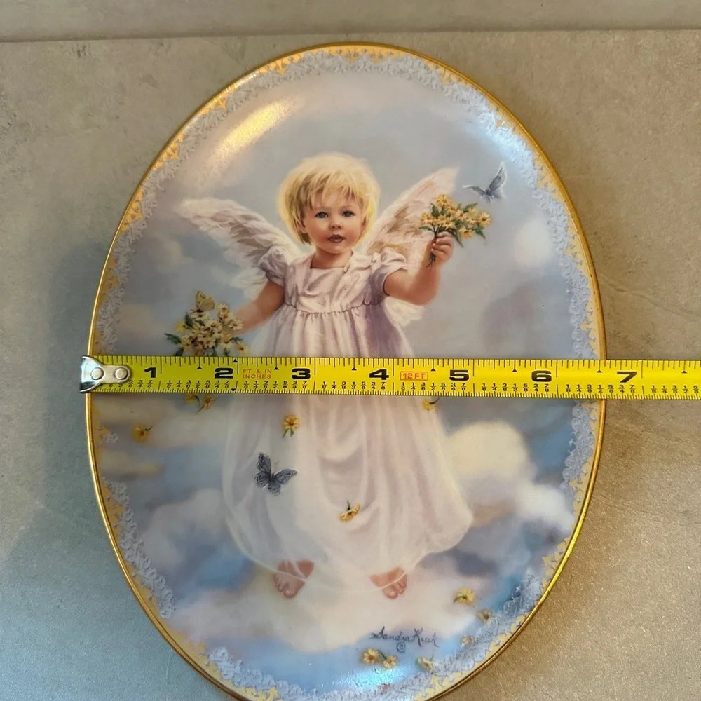 Vtg Bradford Exchange Collectible Plate “Blossoms Of Love” Sandra Kucks